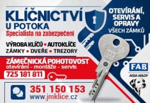 Klíčnictví U potoka-specialista na zabezpečení-vizitka
